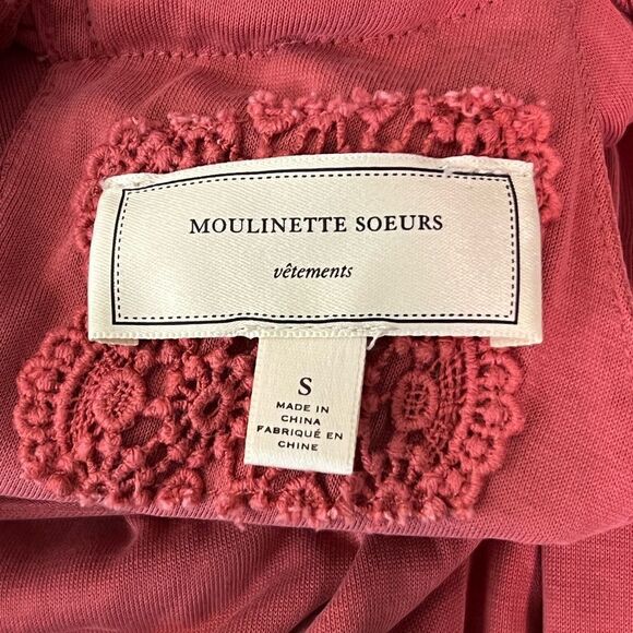 Anthropologie Moulinette Soeurs Ermita Halter Wide Leg Jumpsuit Small - Picture 12 of 13